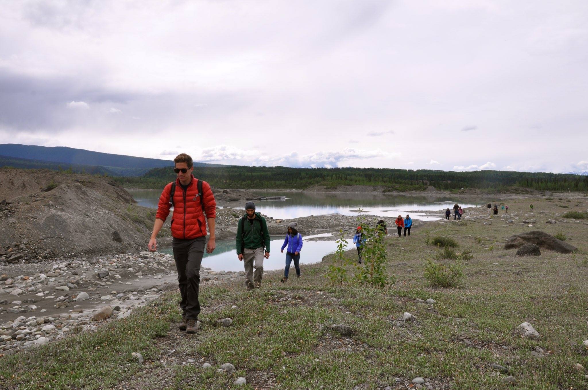 Glacier approach in McCarthy, Alaska