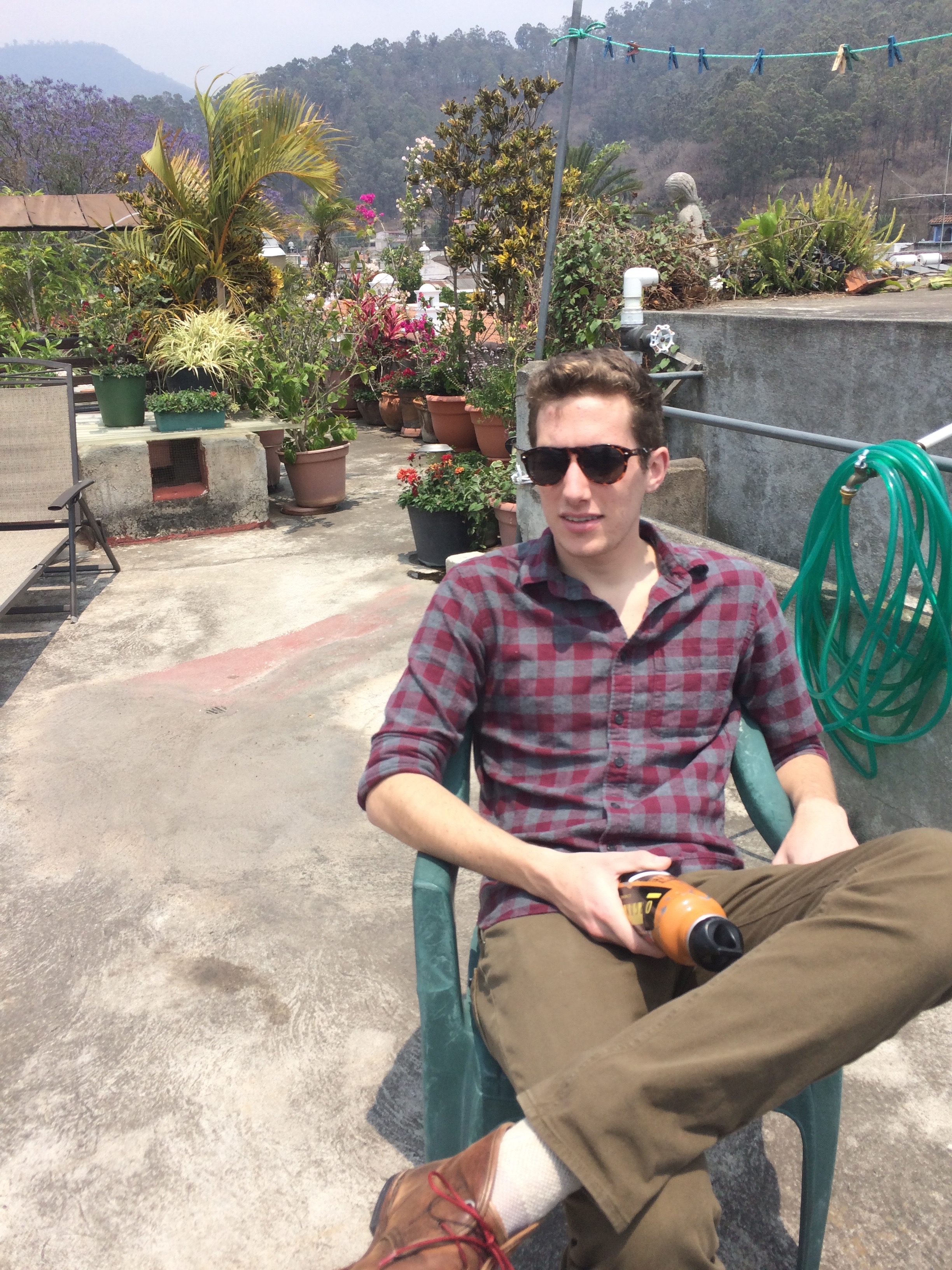 Exploring rooftop decks in Antigua