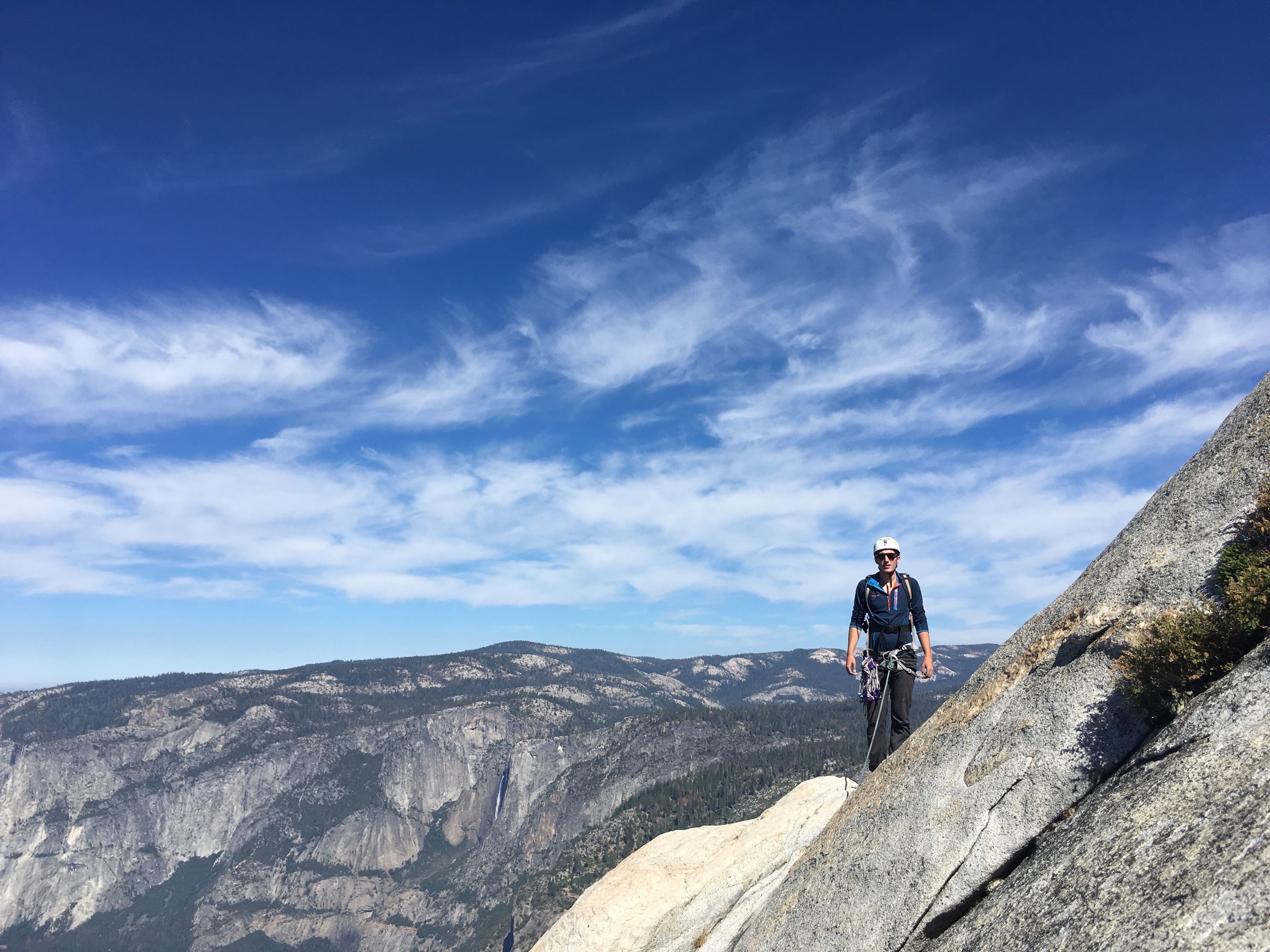 Snake Dike, Half Dome rock climbing