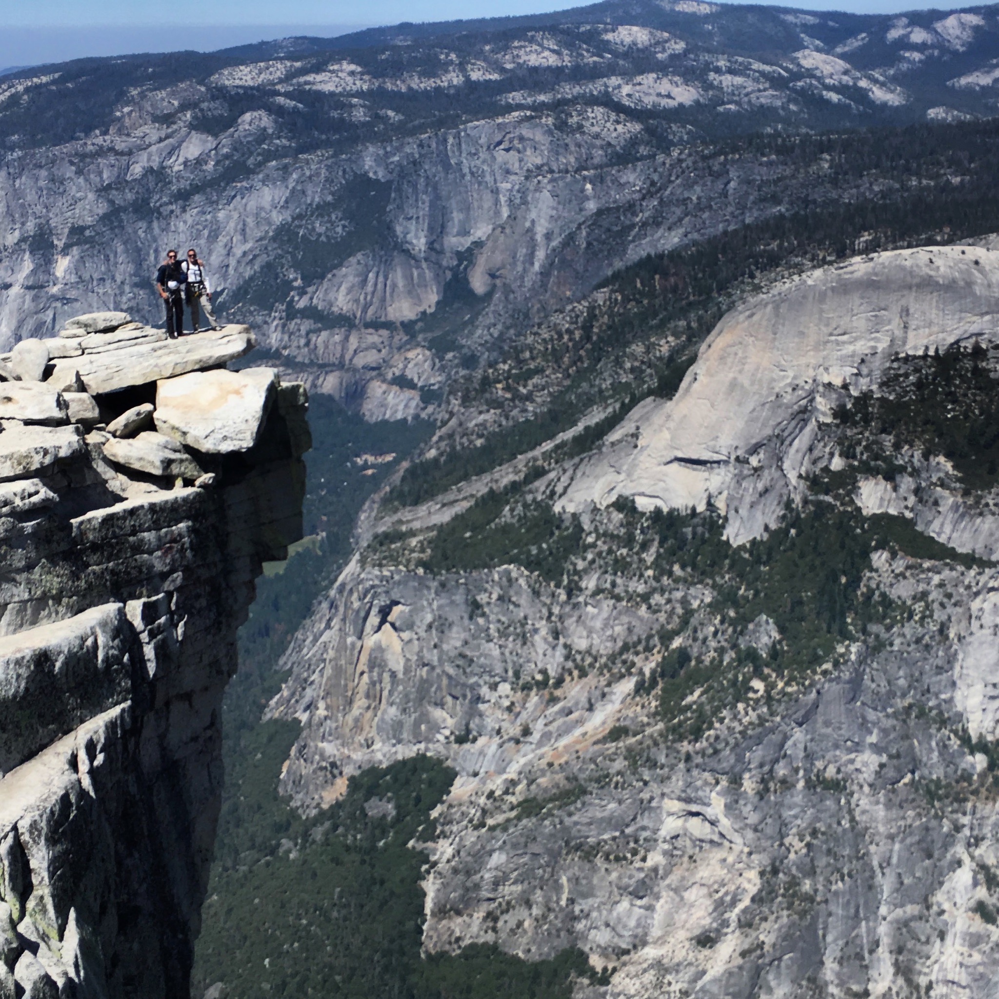 Snake Dike, Half Dome climbing views